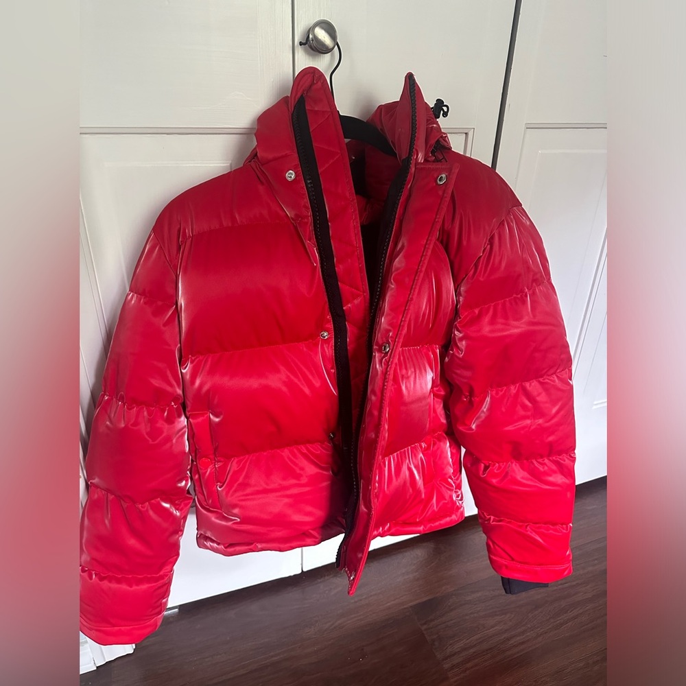 Aritzia Super Puff Size Small - Red